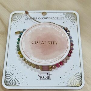 Scout Creativity Chakra Glow Multicolor Beaded Bracelet